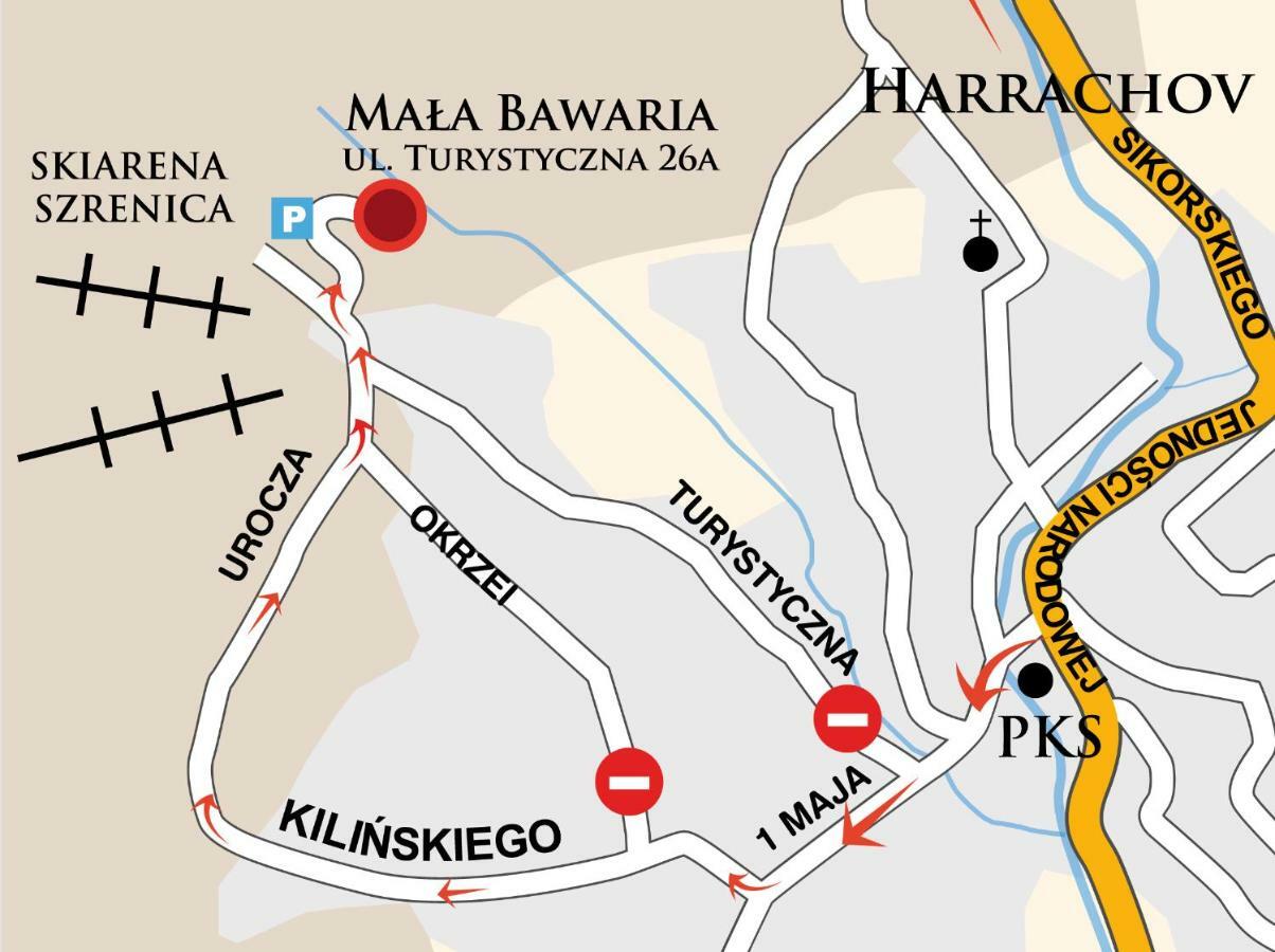 Gosciniec Mala Bawaria Hotel Szklarska Poręba Buitenkant foto